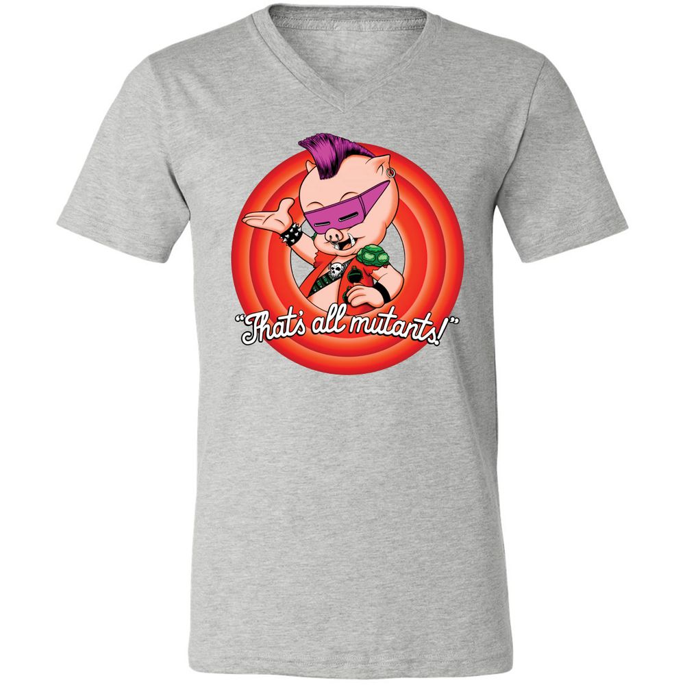 Unisex V-Neck T-Shirt - MN26XPCS - Athletic Heather - 7