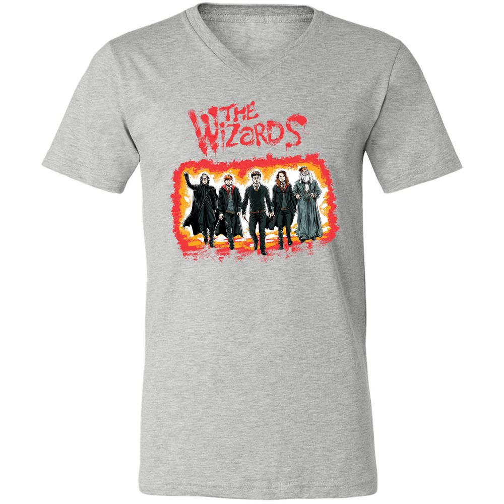 Unisex V-Neck T-Shirt - UUWE1FSK - Athletic Heather - 7