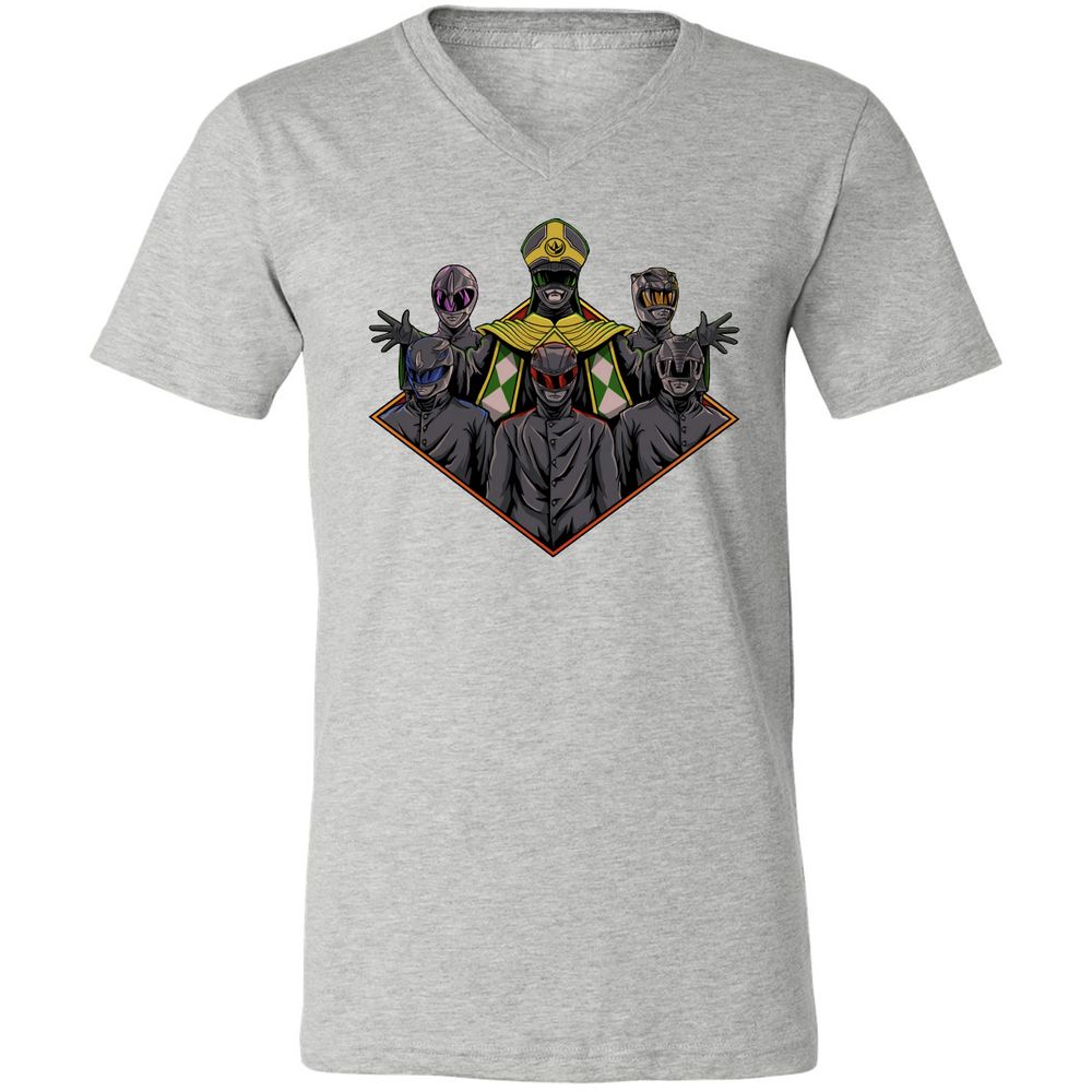 Unisex V-Neck T-Shirt - M84R9EEN - Athletic Heather - 7