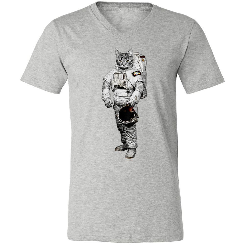 Unisex V-Neck T-Shirt - TGUTLRK6 - Athletic Heather - 7