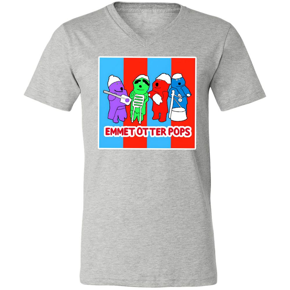 Unisex V-Neck T-Shirt - 31UMGTJ9 - Athletic Heather - 7
