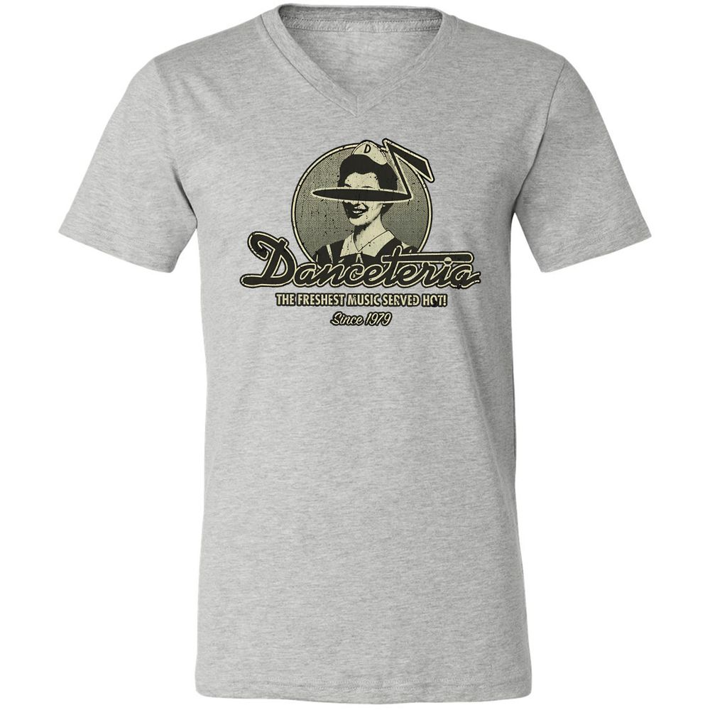 Unisex V-Neck T-Shirt - ZYTFCQ9L - Athletic Heather - 7