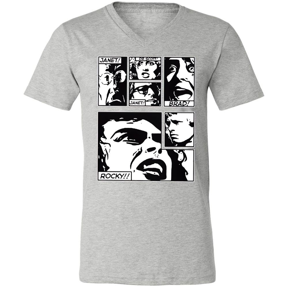 Unisex V-Neck T-Shirt - MD1X9P14 - Athletic Heather - 7