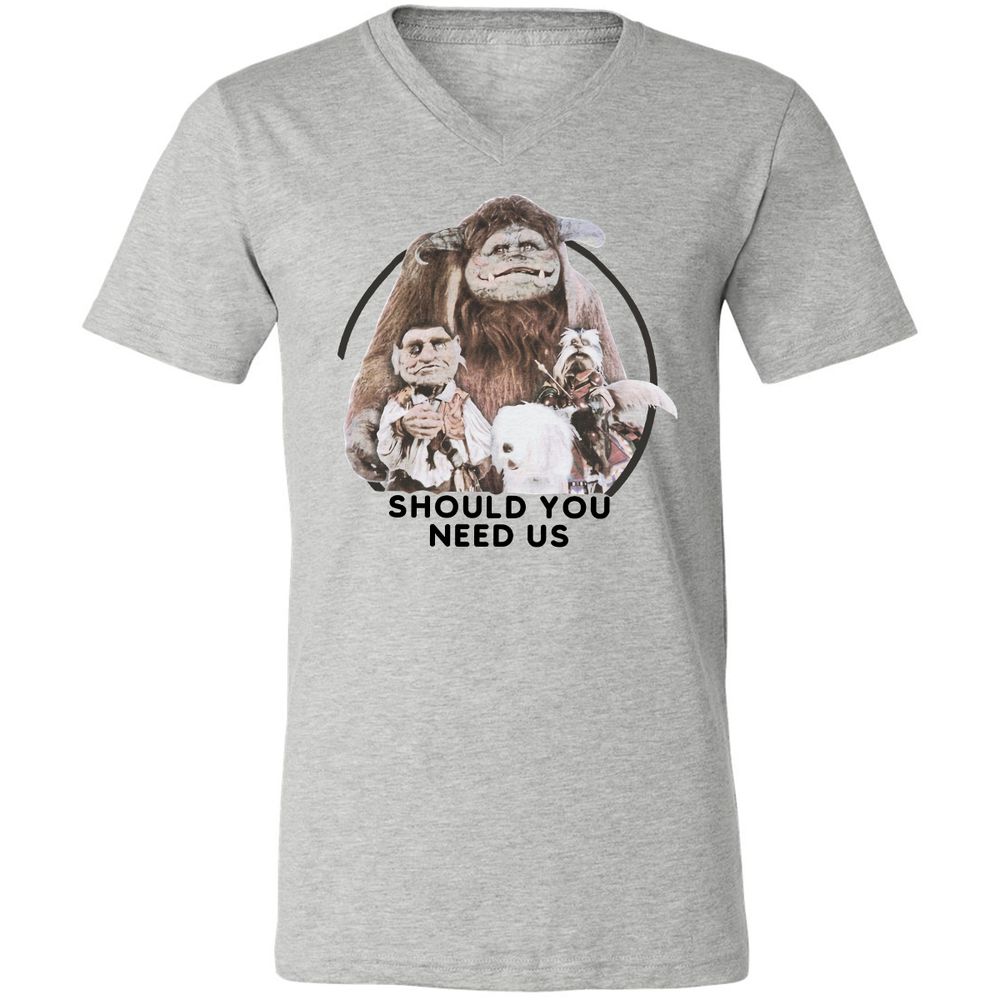 Unisex V-Neck T-Shirt - THA13UGY - Athletic Heather - 7