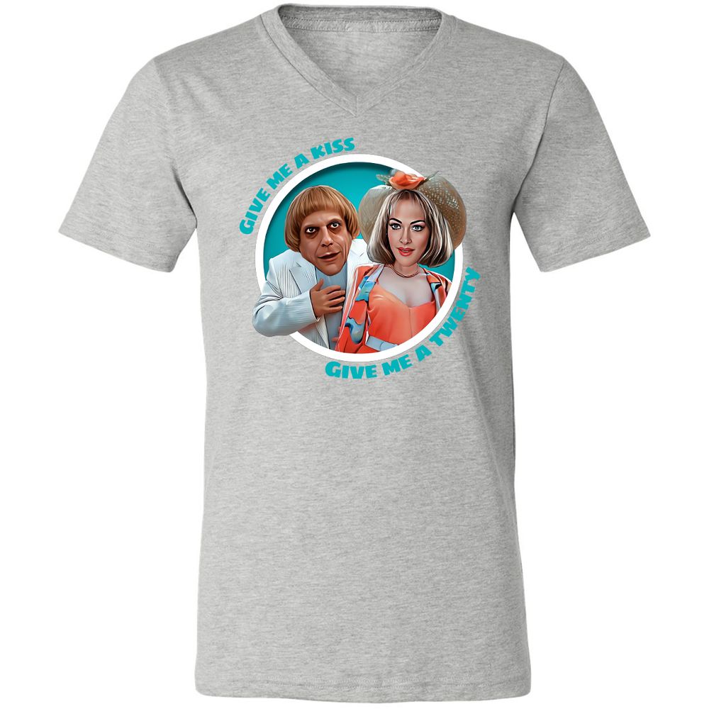 Unisex V-Neck T-Shirt - V1TWMYHN - Athletic Heather - 7