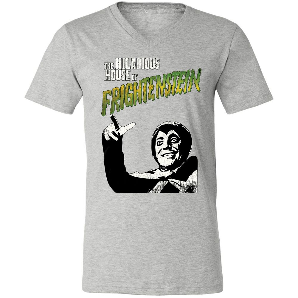 Unisex V-Neck T-Shirt - 8NS4EPXG - Athletic Heather - 7