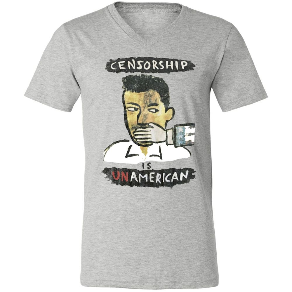 Censorship is Unamerican - Athletic Heather - 7