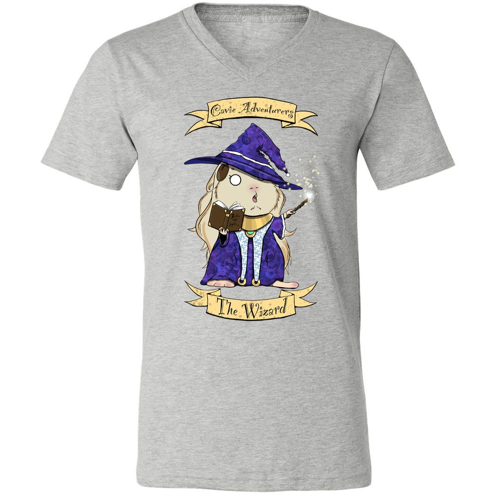 Unisex V-Neck T-Shirt - 37GC34YU - Athletic Heather - 7