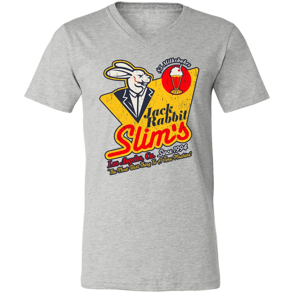 Unisex V-Neck T-Shirt - 211ANB8K - Athletic Heather - 7