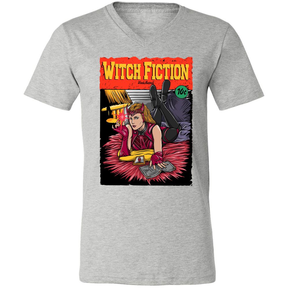 Unisex V-Neck T-Shirt - AELXATWA - Athletic Heather - 7