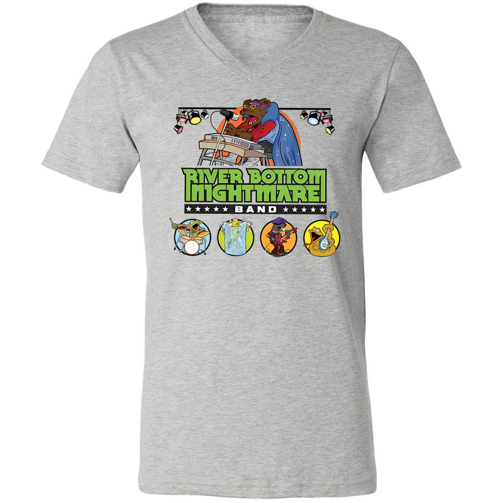 Unisex V-Neck T-Shirt - ASZ927UP - Athletic Heather - 7