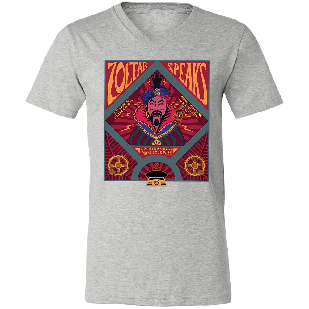 Unisex V-Neck T-Shirt - 6ZF713BD - Athletic Heather - 7
