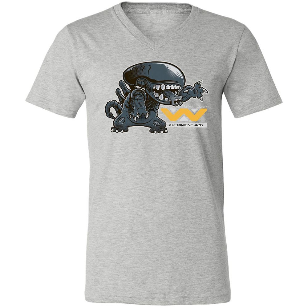 Unisex V-Neck T-Shirt - B9WFPEJF - Athletic Heather - 7