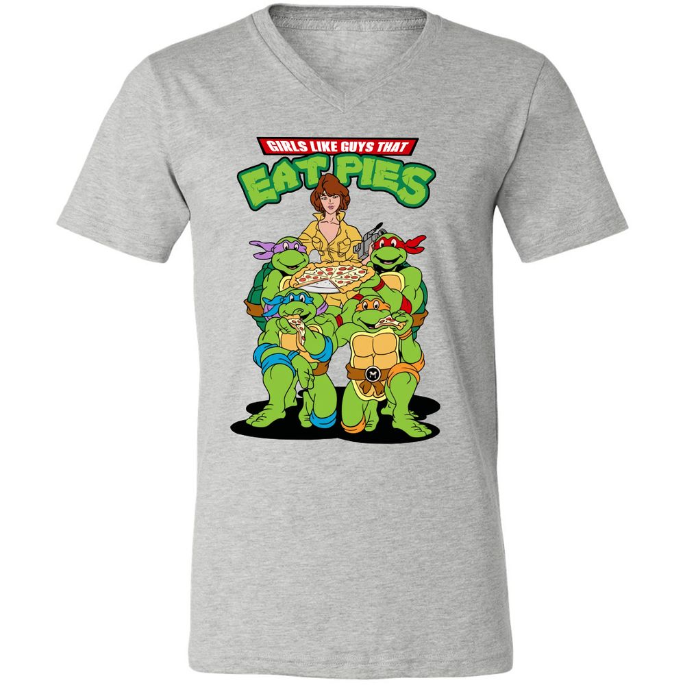 Unisex V-Neck T-Shirt - 1KW9T5ZF - Athletic Heather - 7