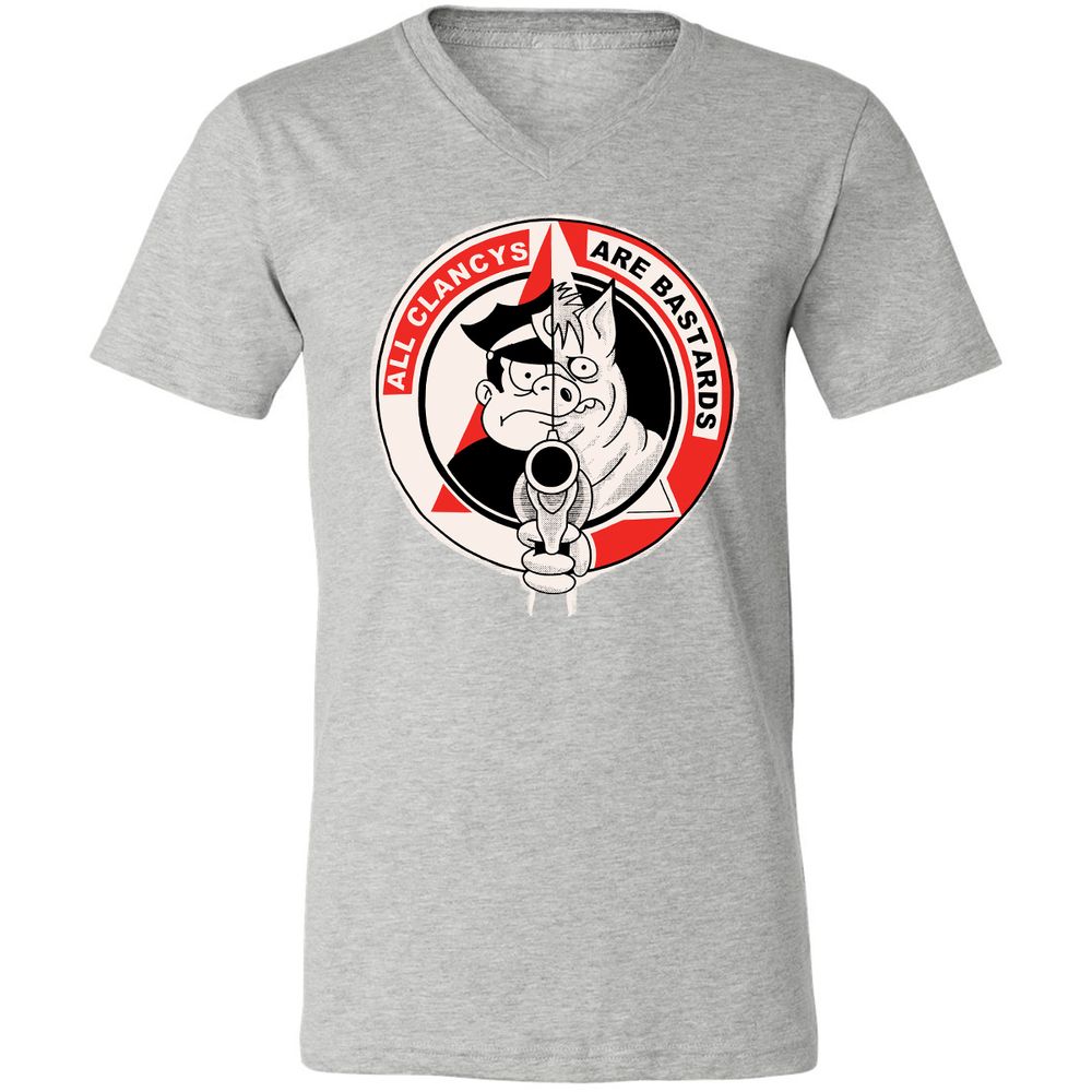 All Clancys Are Bastards - Athletic Heather - 7