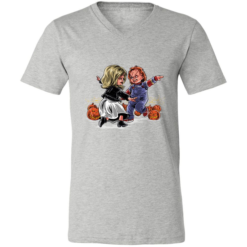 Unisex V-Neck T-Shirt - FCNMF7SY - Athletic Heather - 7