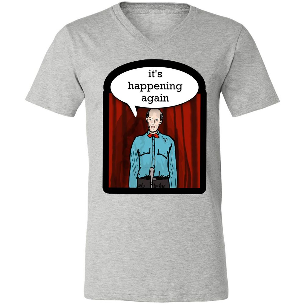 Unisex V-Neck T-Shirt - WV35CDFX - Athletic Heather - 7