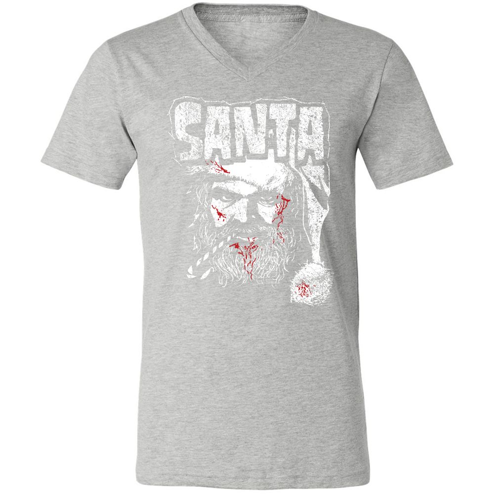 Unisex V-Neck T-Shirt - AT6QF4TE - Athletic Heather - 7