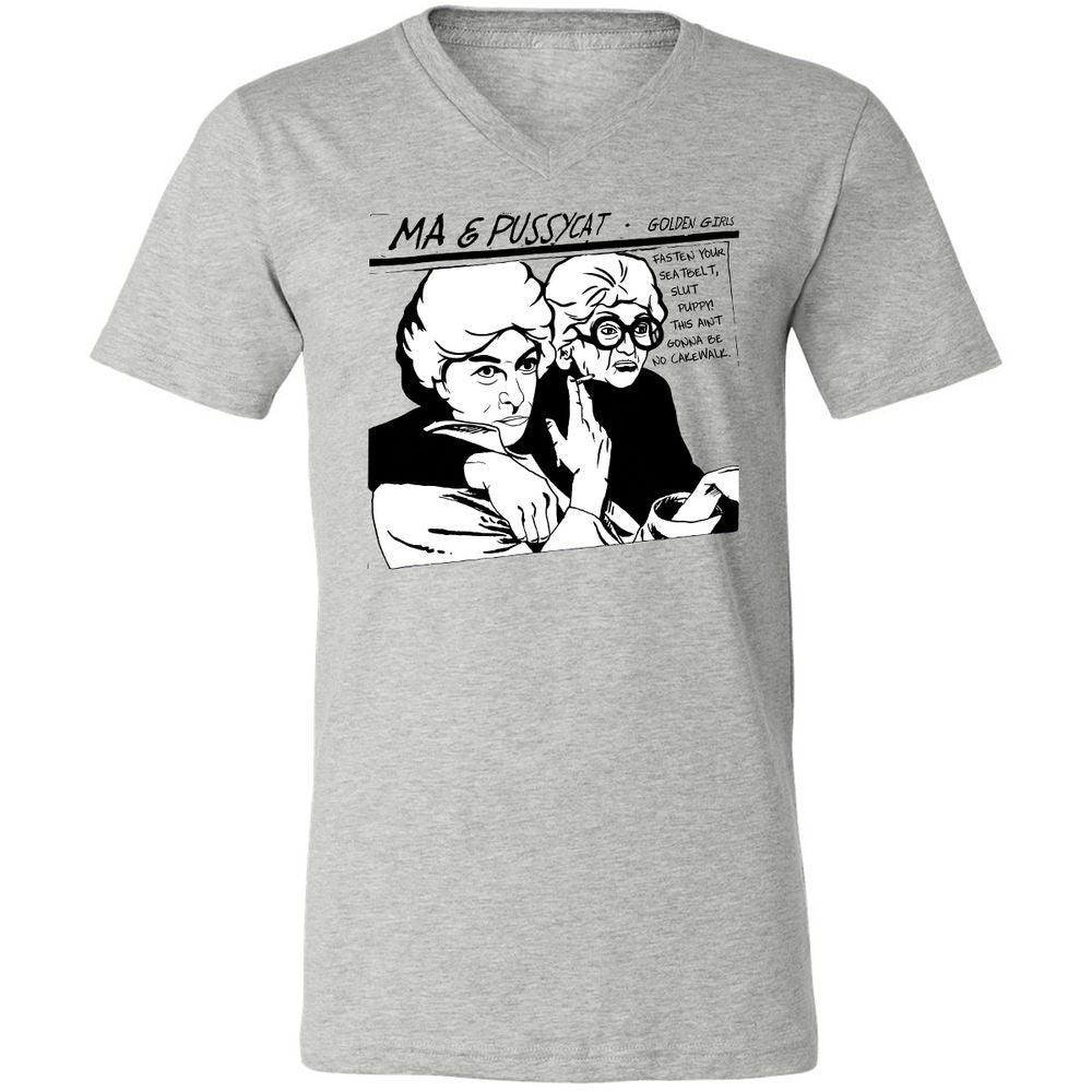 Unisex V-Neck T-Shirt - 8CJECLMN - Athletic Heather - 7