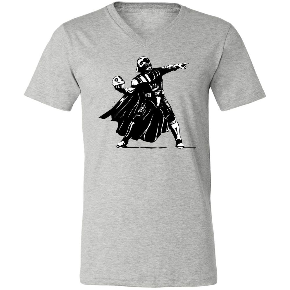 Unisex V-Neck T-Shirt - B81SR4X9 - Athletic Heather - 7