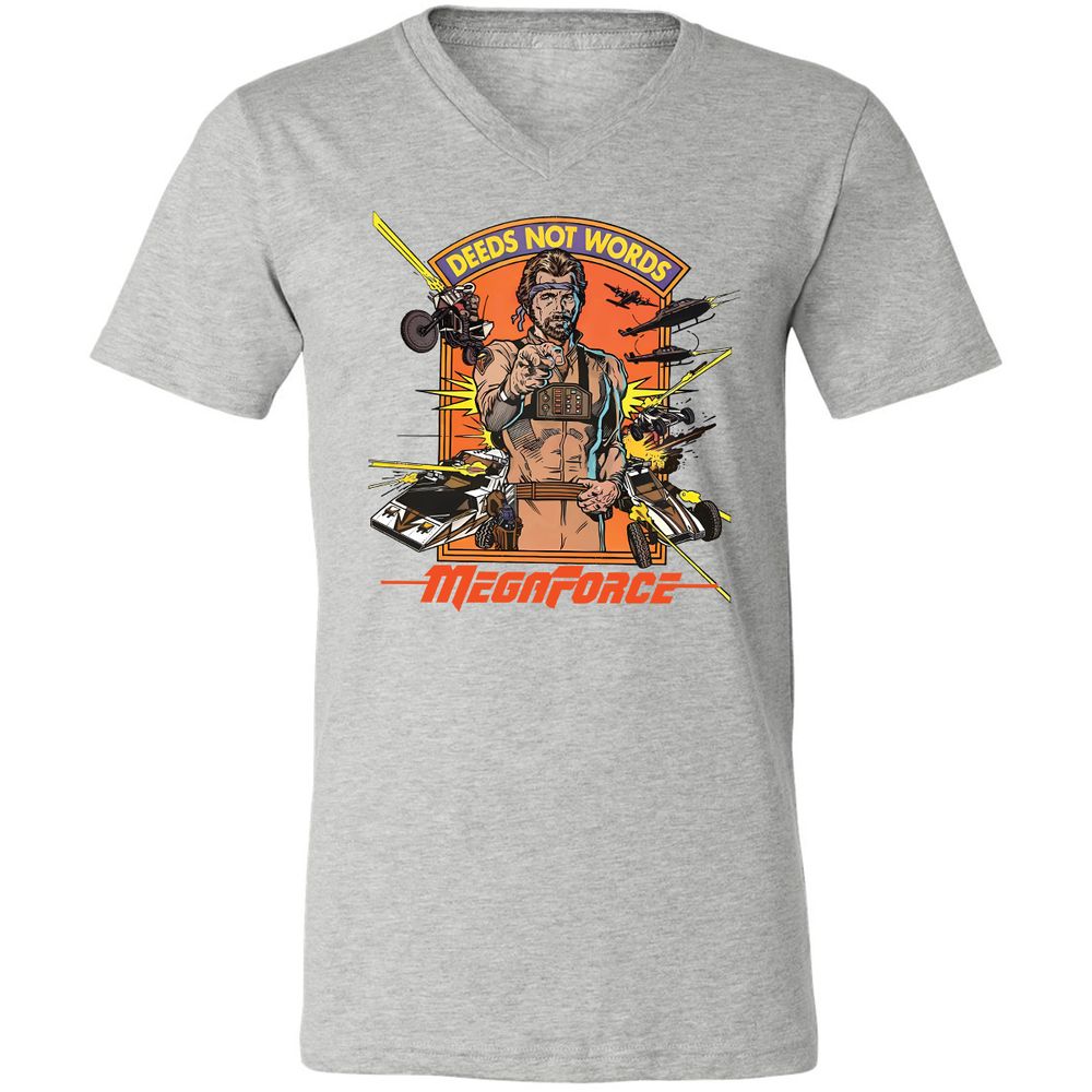 Unisex V-Neck T-Shirt - 5SYHEMW9 - Athletic Heather - 7