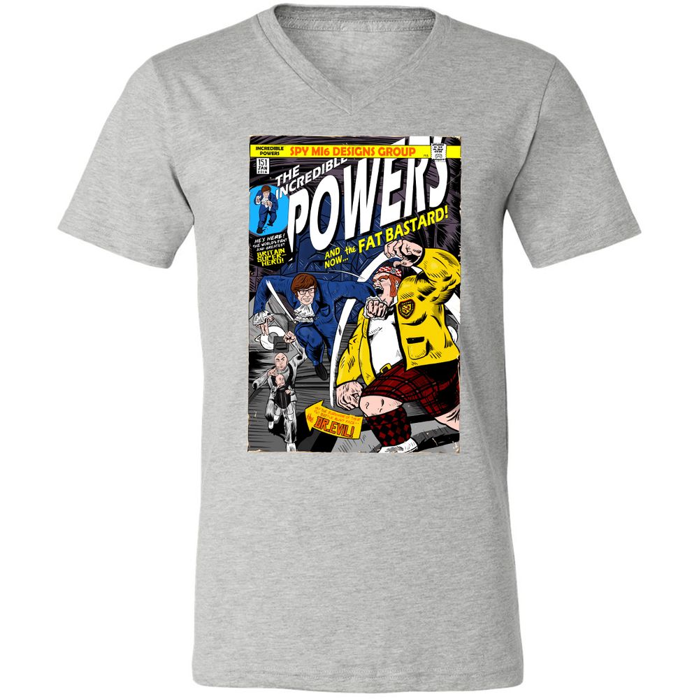 Unisex V-Neck T-Shirt - G4E3GB6M - Athletic Heather - 7