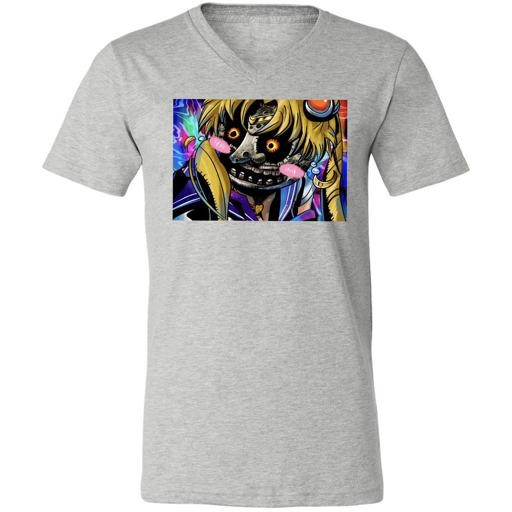 Unisex V-Neck T-Shirt - AP63H629 - Athletic Heather - 7