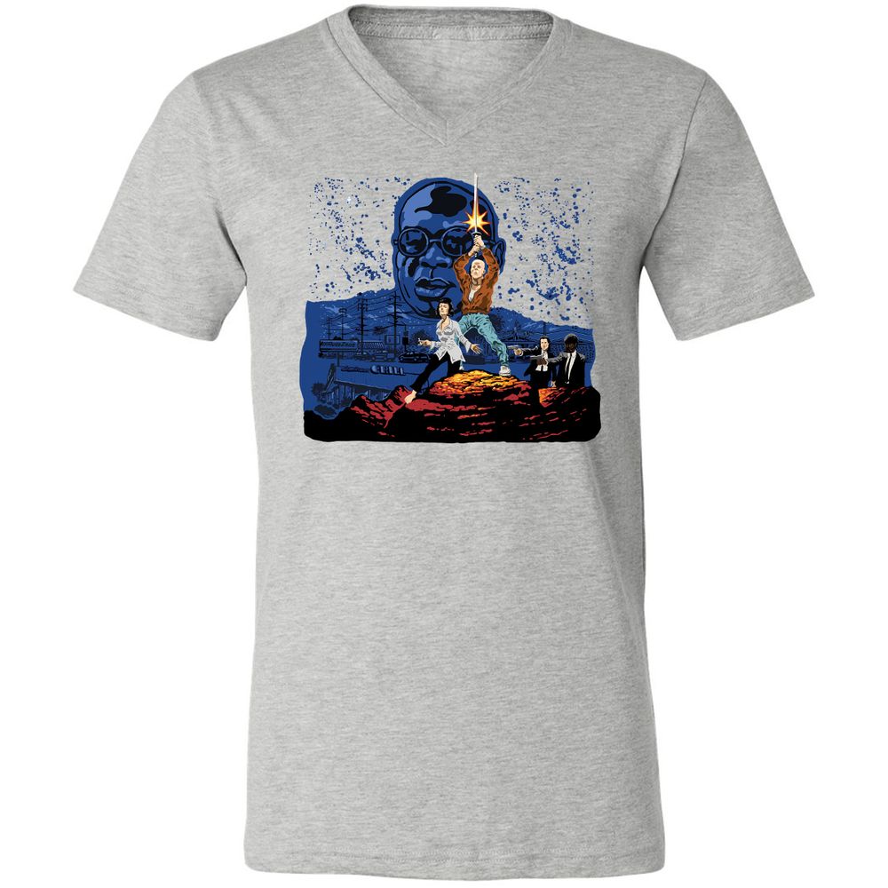 Unisex V-Neck T-Shirt - A5RHDVZQ - Athletic Heather - 7