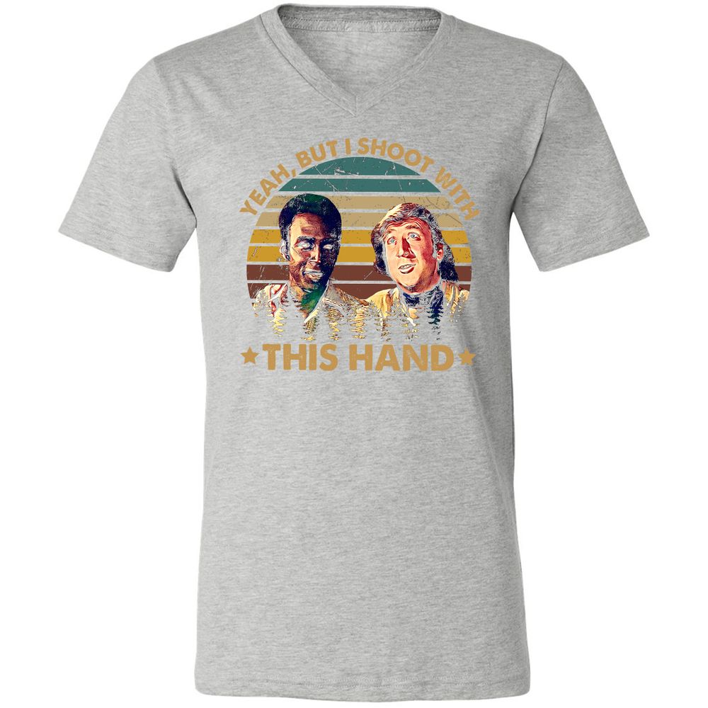 Unisex V-Neck T-Shirt - 3KD7WF1T - Athletic Heather - 7