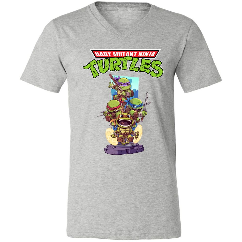 Unisex V-Neck T-Shirt - DSPKUE32 - Athletic Heather - 7