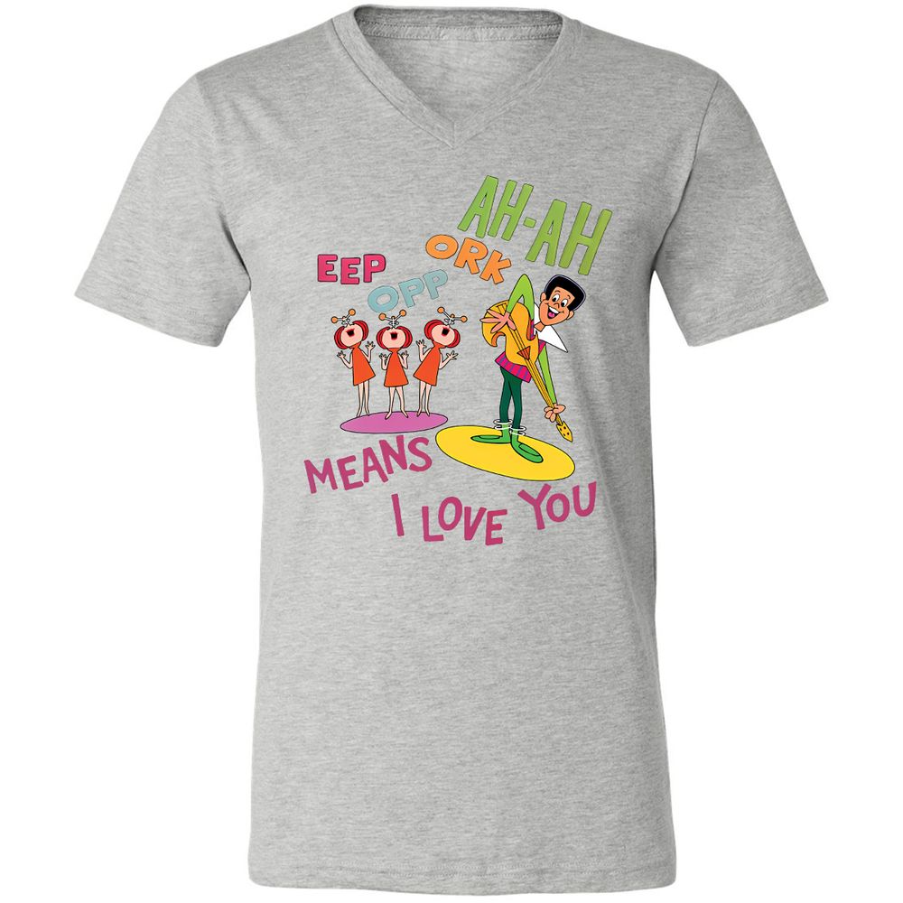Unisex V-Neck T-Shirt - PMV94T13 - Athletic Heather - 7