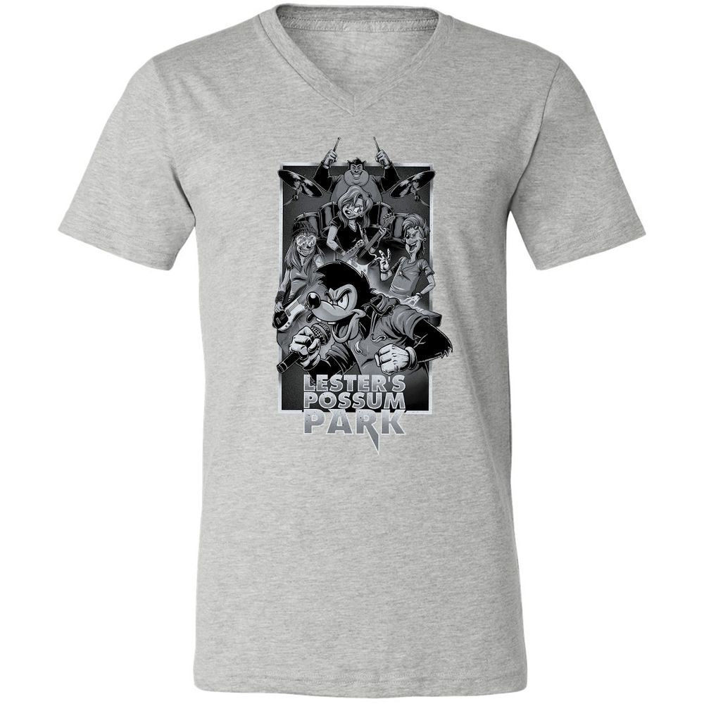 Unisex V-Neck T-Shirt - 76ZX1DL2 - Athletic Heather - 7