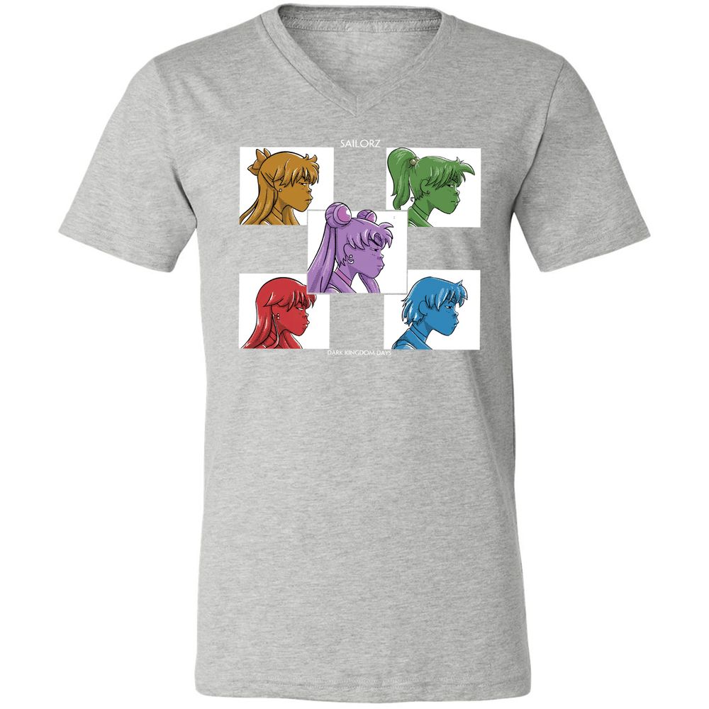 Unisex V-Neck T-Shirt - DGHSEP47 - Athletic Heather - 7