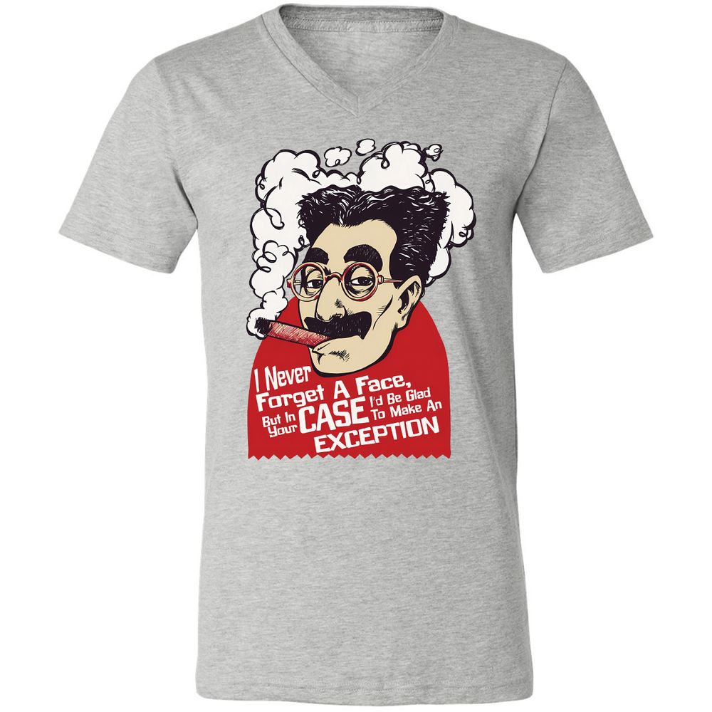 Unisex V-Neck T-Shirt - A34NAK4N - Athletic Heather - 7