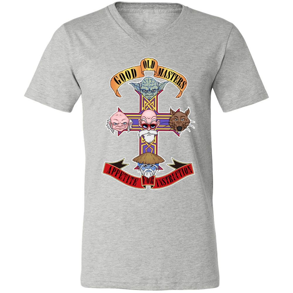 Unisex V-Neck T-Shirt - 25HNKFJU - Athletic Heather - 7