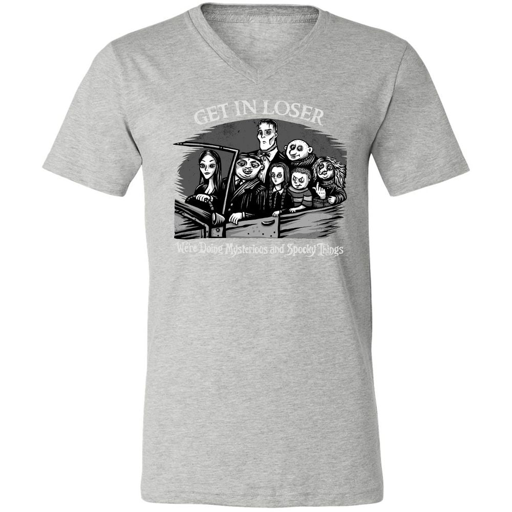 Unisex V-Neck T-Shirt - PXN9VXGB - Athletic Heather - 7