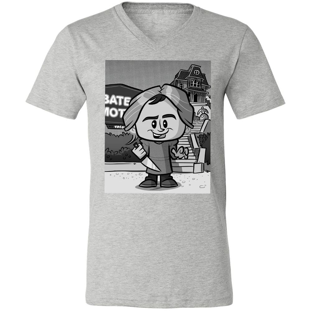 Unisex V-Neck T-Shirt - HRLF54QN - Athletic Heather - 7