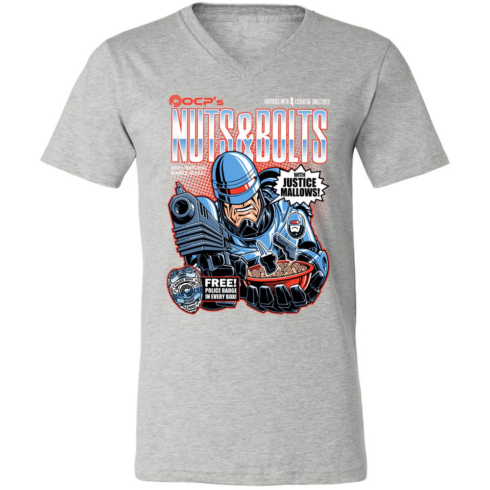 Unisex V-Neck T-Shirt - X2W4QW89 - Athletic Heather - 7