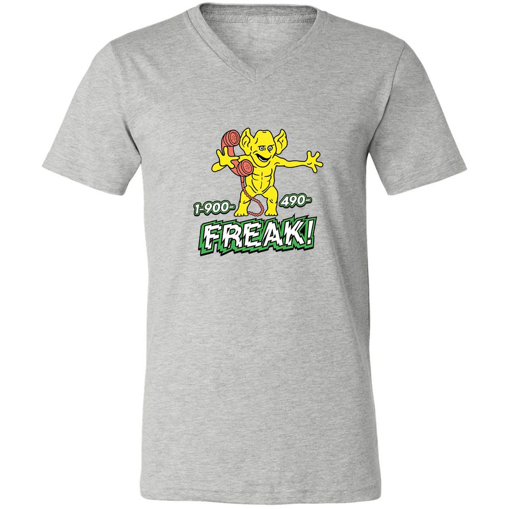 Unisex V-Neck T-Shirt - 7DX7D5LC - Athletic Heather - 7
