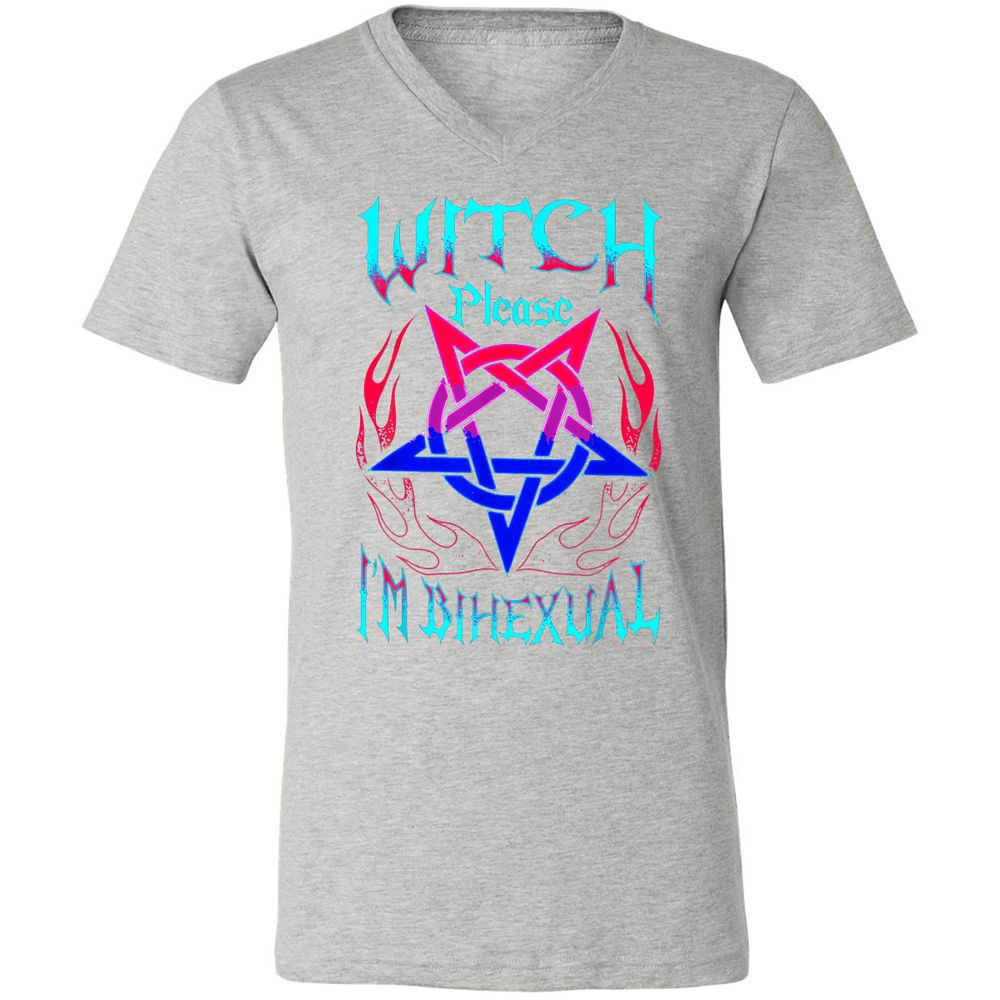 Unisex V-Neck T-Shirt - FRX93FB3 - Athletic Heather - 7