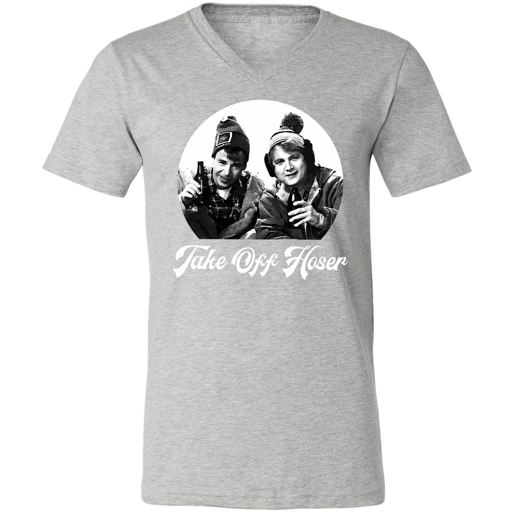 Unisex V-Neck T-Shirt - U1YLWRBW - Athletic Heather - 7