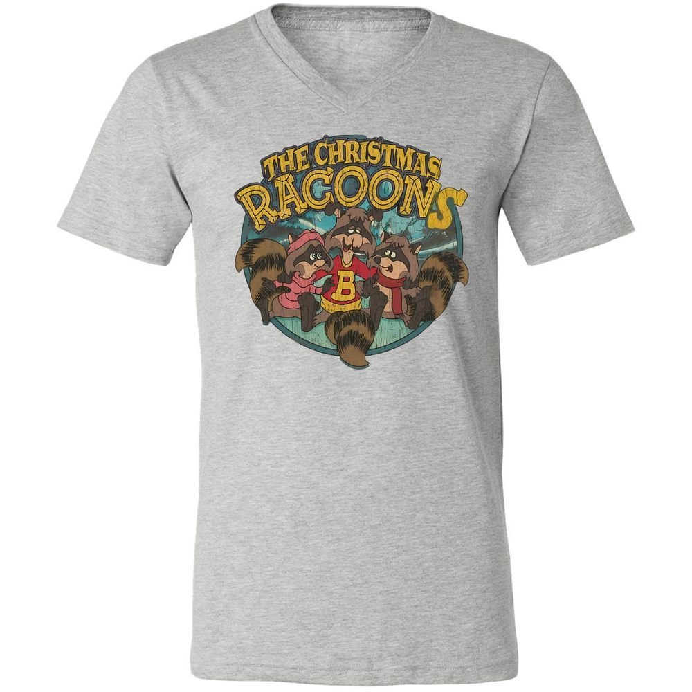 Unisex V-Neck T-Shirt - G4V54FZQ - Athletic Heather - 7