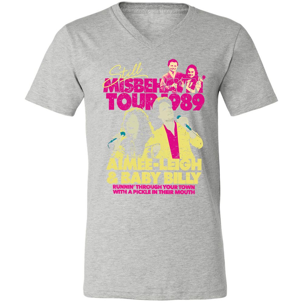 Unisex V-Neck T-Shirt - S1R1LEF7 - Athletic Heather - 7