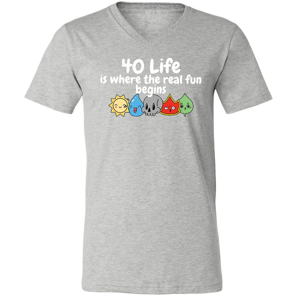 Unisex V-Neck T-Shirt - TD7CPA4V - Athletic Heather - 7