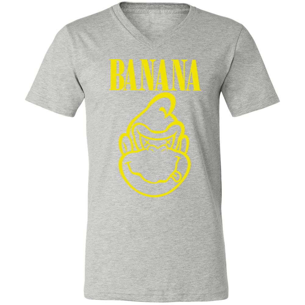 Unisex V-Neck T-Shirt - T8AWCFGJ - Athletic Heather - 7