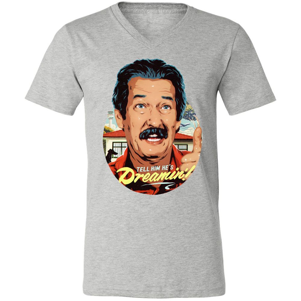 Unisex V-Neck T-Shirt - 34PLQZ3D - Athletic Heather - 7