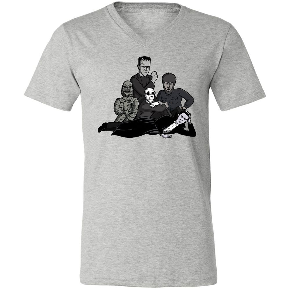 Unisex V-Neck T-Shirt - MK19M7BE - Athletic Heather - 7