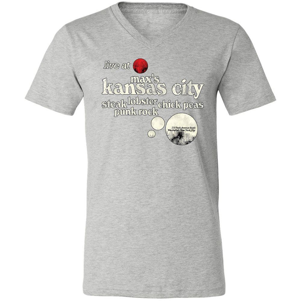 Unisex V-Neck T-Shirt - FKACXWG3 - Athletic Heather - 7