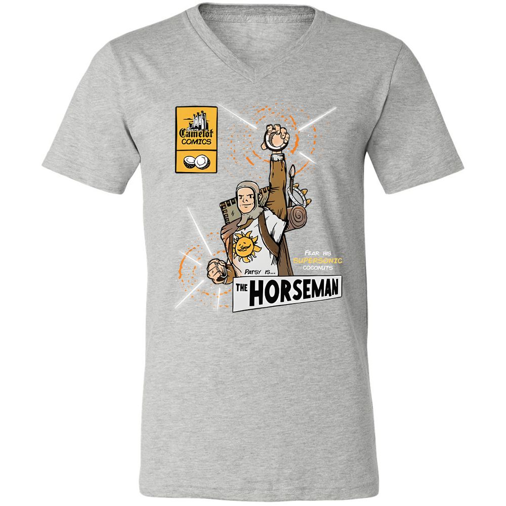 Unisex V-Neck T-Shirt - RZKMY2K8 - Athletic Heather - 7