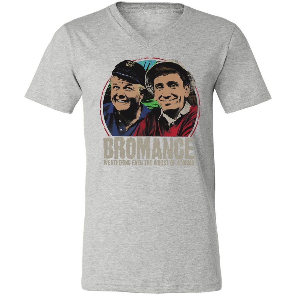 Unisex V-Neck T-Shirt - SJT34R4F - Athletic Heather - 7